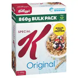 Woolworths Kellogg’s Special K Original Breakfast Cereal 860g offer