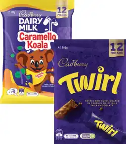 Coles Cadbury Sharepack 120g-180g offer