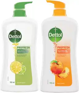 Coles Dettol Pro Fresh Shower Gel 950mL offer