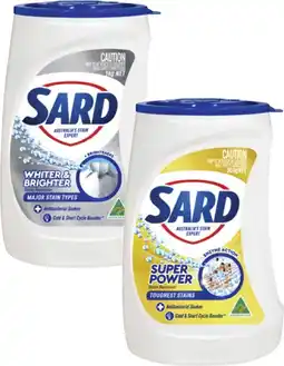 Coles Sard Stain Remover Powder 900g-1kg offer