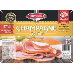Woolworths D’Orsogna Quad Pack Varieties 240-320g – From the Fridge offer
