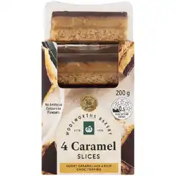 Woolworths Woolworths Caramel or Hedgehog Slice Varieties Pk 4 offer