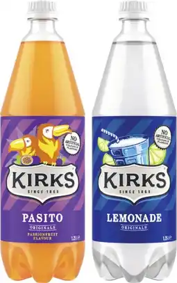 Coles Kirks Soft Drink 1.25 Litre offer