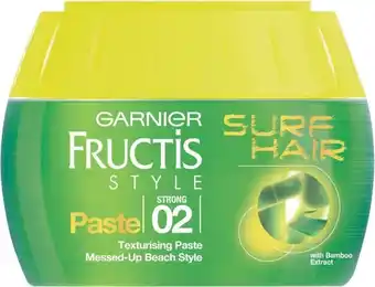Coles Garnier Fructis Style Texturising Paste Surf Hair 150mL offer