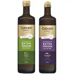 Woolworths Cobram Estate Extra Virgin Olive Oil 750ml offer