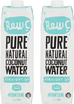 Coles Raw C Coconut Water 1 Litre offer