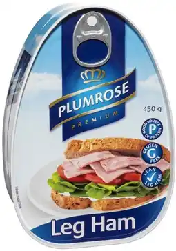 Coles Plumrose Canned Leg Ham 450g offer