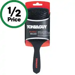 Woolworths Toni & Guy Paddle Brush offer