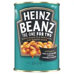 Woolworths Heinz Baked Beans or Spaghetti 300g offer