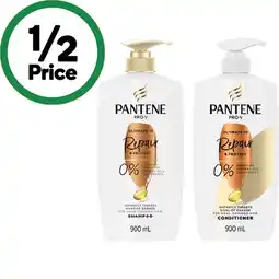 Woolworths Pantene Shampoo or Conditioner 900ml offer