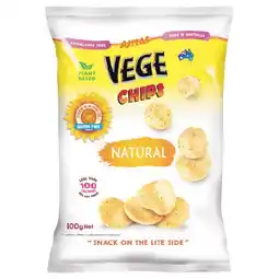 Woolworths Vege Chips 100g or Rice Crackers 75g – From the Health Food Aisle offer