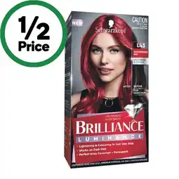 Woolworths Schwarzkopf Brilliance Permanent Hair Colour offer