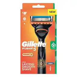 Woolworths Gillette Fusion 5 Power Shaving Razor Pk 1 offer