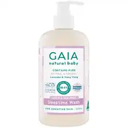 Woolworths Gaia Baby Bath Sleeptime Wash 500ml offer