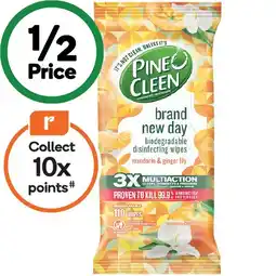 Woolworths Pine O Cleen Brand New Day Wipes Pk 110 offer