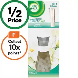 Woolworths Airwick Essential Oils Reed Diffuser 50ml offer