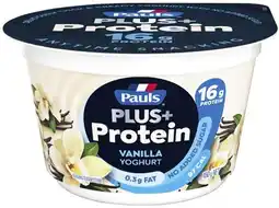 Coles Pauls Plus Protein Yoghurt 160g offer