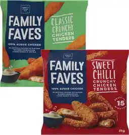 Coles Family Faves Chicken Tenders or Chips 1kg offer