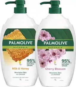 Coles Palmolive Naturals Body Wash 1 Litre offer