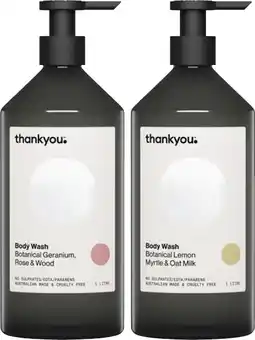 Coles Thankyou Body Wash 1 Litre offer