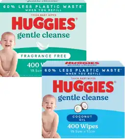 Coles Huggies Baby Wipes 400 Pack offer