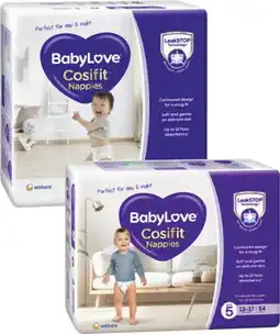 Coles BabyLove Cosifit Jumbo Nappies 48 Pack-84 Pack offer