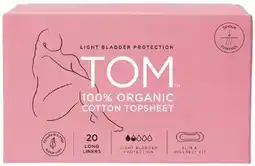 Tom Continence Long Liners 20 Pack