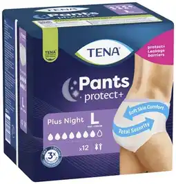 Coles Tena Plus Night Continence Pants Size L 12 Pack offer