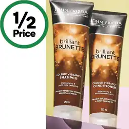 John Frieda Brilliant Brunette Shampoo or Conditioner 250ml