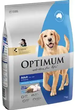 Coles Optimum Dry Dog Food 6.2kg-7kg offer