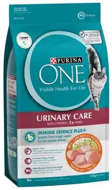 Coles Purina One Adult Dry Cat Food 1.4kg-1.5kg offer