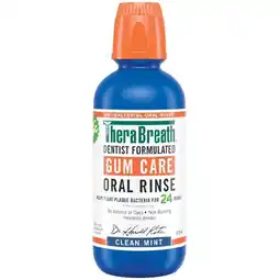Woolworths TheraBreath Gum Care Oral Rinse 473ml offer