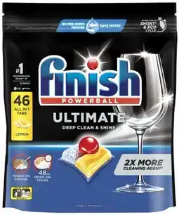 Coles Finish Ultimate Dishwashing Tablets 46 Pack offer