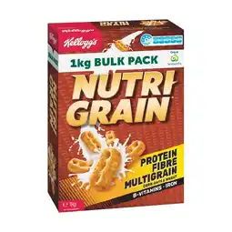 Woolworths Kellogg’s Nutri-Grain 1 kg offer