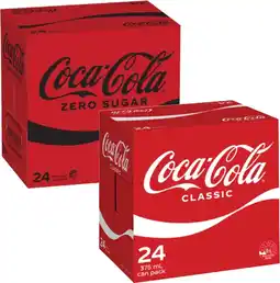 Coles Coca-Cola Soft Drink 24x375mL offer