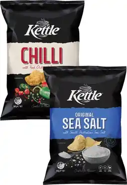 Coles Kettle Potato Chips 150g-165g offer