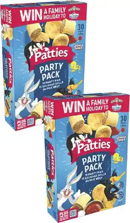 Coles Patties Frozen Party Pack 30 Pieces 1.25kg offer