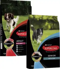 Coles Supercoat Dry Dog Food 2.6kg-2.8kg offer