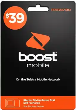 Coles Boost $39 SIM Pack offer