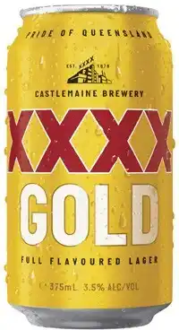 Coles XXXX Gold Block Cans 30x375mL offer