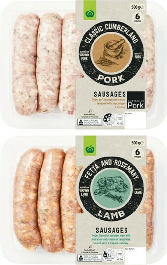 Woolworths Woolworths Premium Butcher Style Sausage Varieties 500g offer
