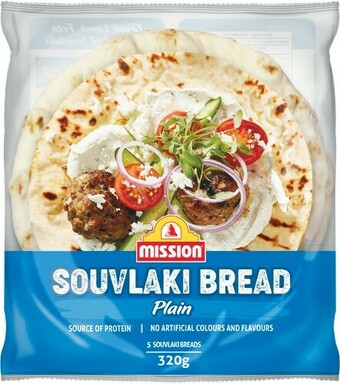 Woolworths Mission Souvlaki Bread 320g offer