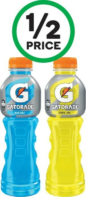 Woolworths Gatorade Sports Drink 600ml offer