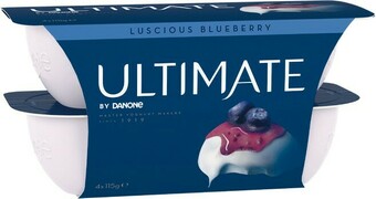 Woolworths Danone Ultimate Yoghurt 4 x 115g offer