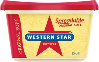 Woolworths Western Star Spreadable 500g – From the Fridge offer