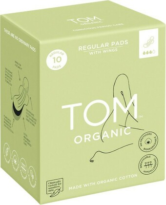 Woolworths TOM Organic Pads Pk 10 offer