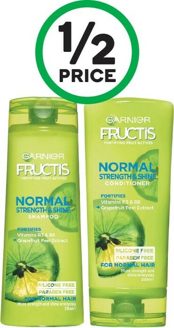 Woolworths Garnier Fructis Shampoo or Conditioner 315ml offer