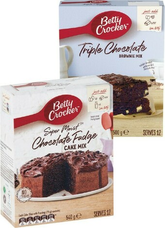 Woolworths Betty Crocker Baking Mixes 400-540g offer