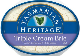 Woolworths Tasmanian Heritage Brie or Camembert 125g – From the Deli offer