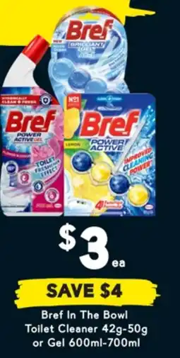 Drakes In The Bowl Toilet Cleaner or Gel offer